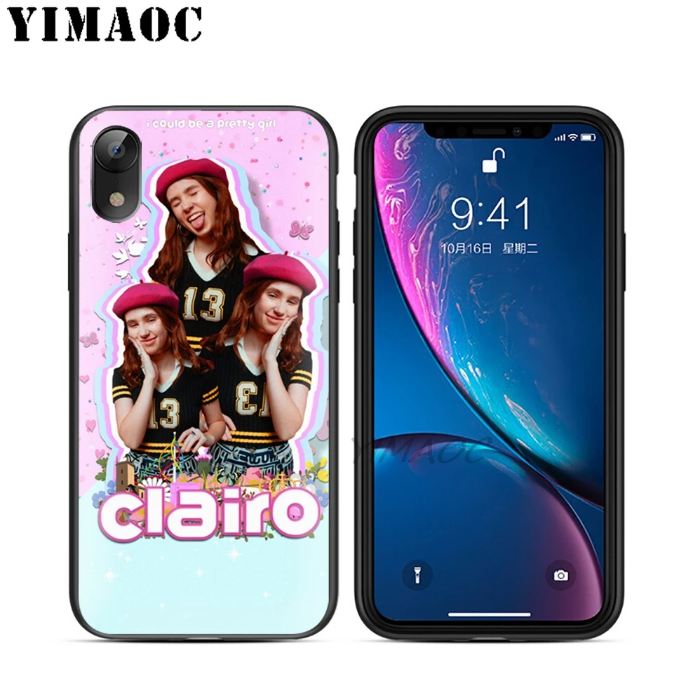 YIMAOC Clairo Singer Мягкий ТПУ Черный силиконовый чехол для iPhone X или 10 8 7 6 6S Plus 5 5S SE Xr Xs Max |