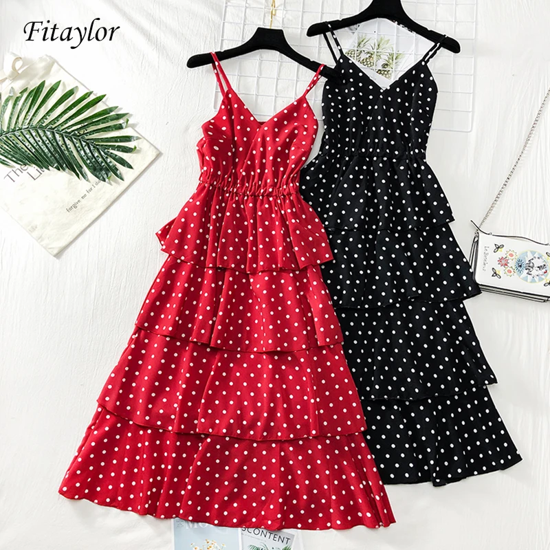 Fitaylor новое летнее женское плиссированное платье с v образным вырезом без рукавов