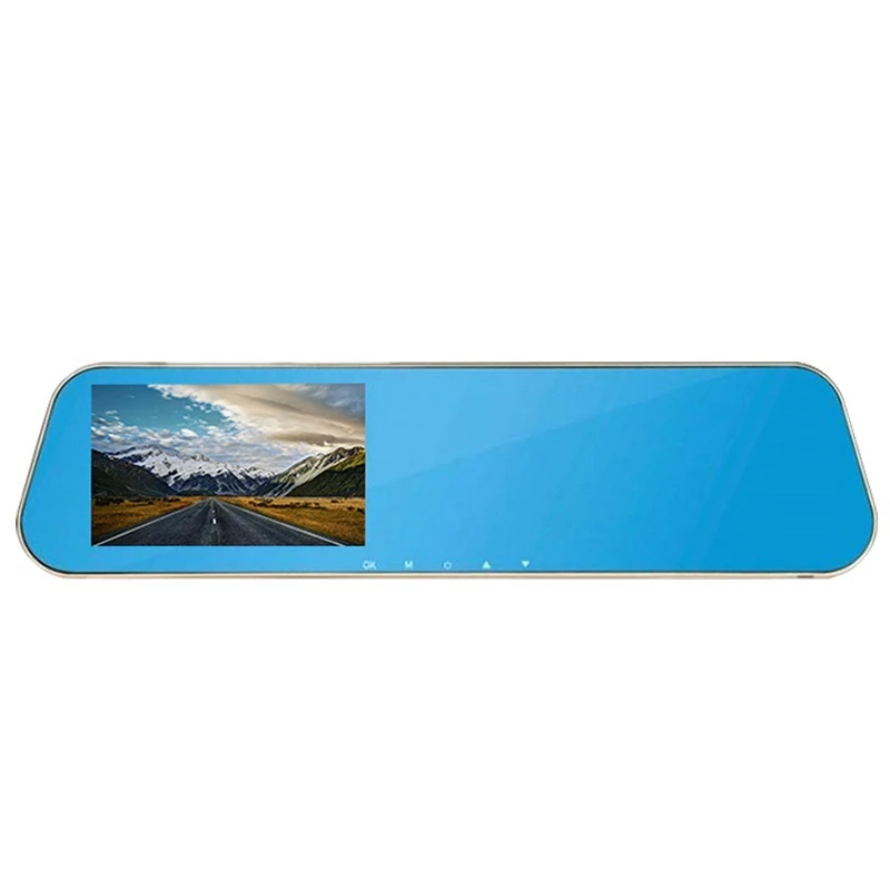 MCR-2417 Full HD 1080P Camera 4.3 Inch 140 Degree Wide Angle Lens DVR Recorder Parking Monitoring G-sensor For Car | Электроника