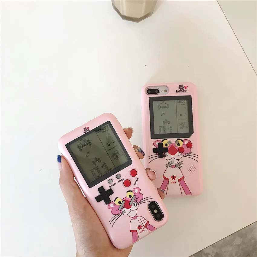 Ретро GB Gameboy Tetris чехлы для телефонов iPhone 6, 6s, 7, 8 Plus, мягкий ТПУ чехол для игровой консоли для iPhone X, XS, XR Max
