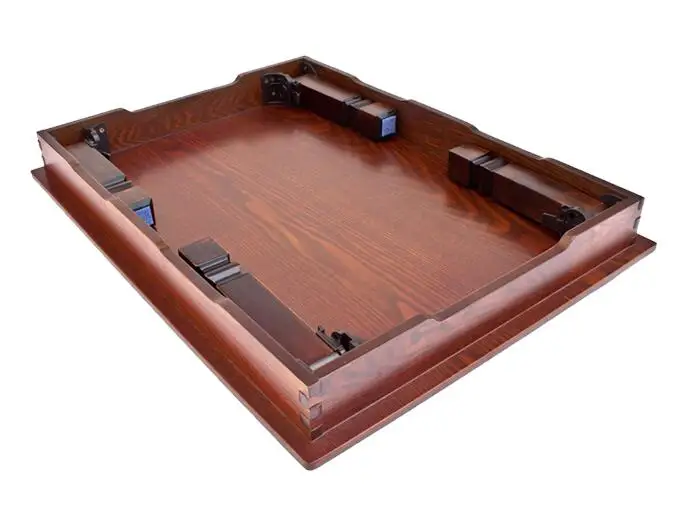 Small Rectangle Korean Folding Leg Table - Traditional Style Asian Antique Furniture for Low Dining in Living Rooms or Tea Rooms image 4