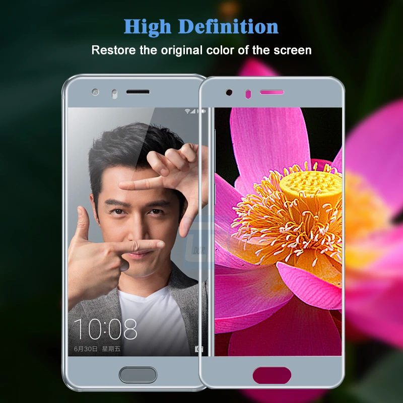 Закаленное 3D стекло 9H с полным покрытием для Huawei Honor 8 9 G8 P10 V8 V9 G7 P9 Nova 2 Plus изогнутое
