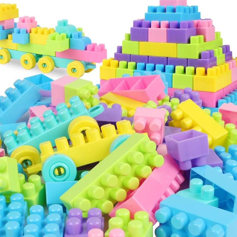 

New arrive 200pcs/set Children's plastic building blocks assembled large particles boys and girls baby educational toys