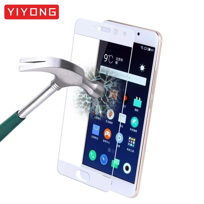Полноэкранное защитное стекло YIYONG для Meizu Pro 7 Plus закаленное Pro7 Защита экрана