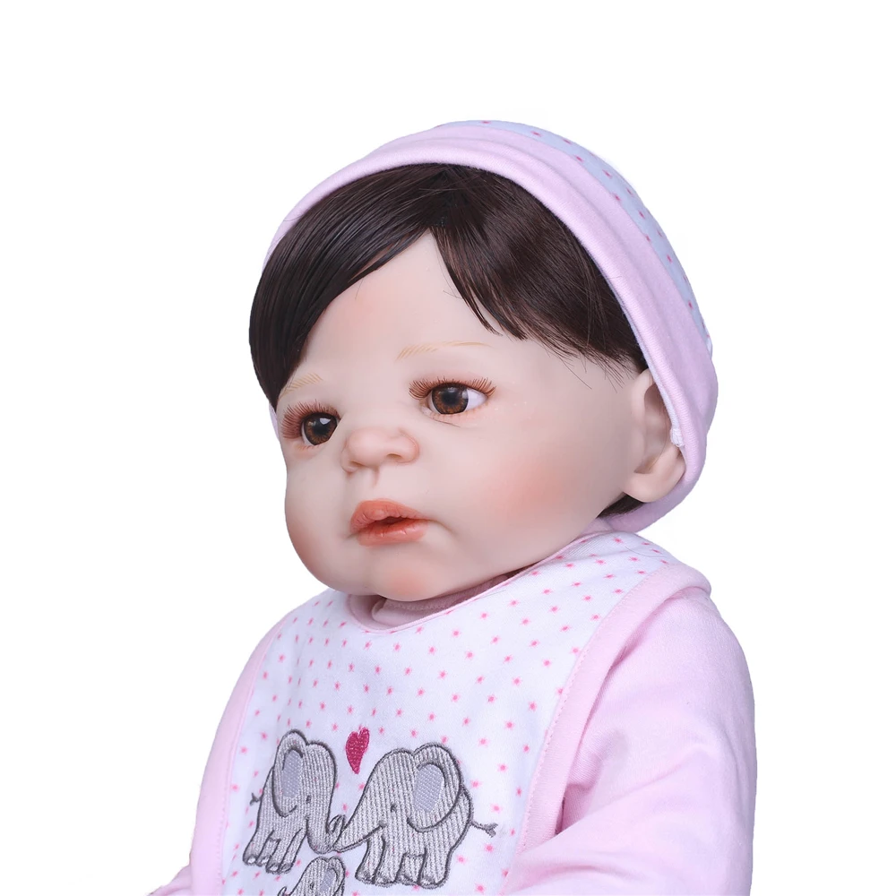 Силиконовые куклы 22 &quotNPK Bebes reborn dolls real girl для новорожденных и младенцев