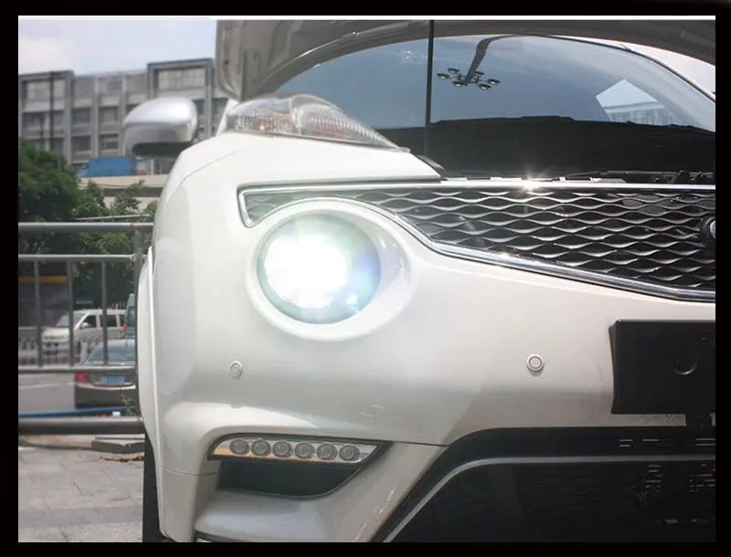 Doxa автомобильный Стайлинг для Nissan JUKE фары 2013- led ESQ фара led drl проектор фары h7 hid