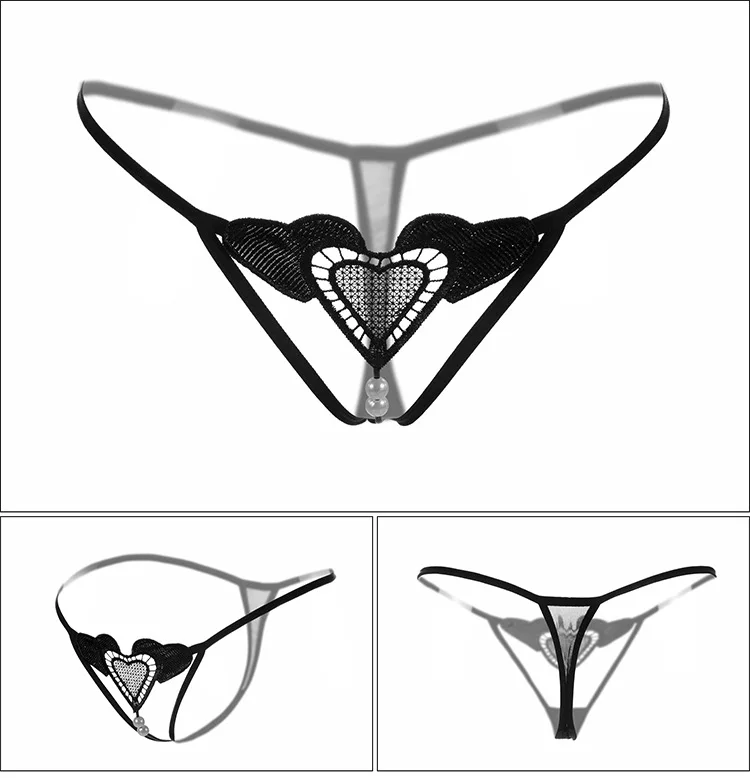 Сексуальные женские трусики Прозрачные нижнее белье Кружевные штаны