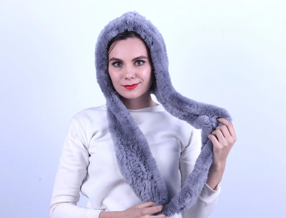 Шапка из кроличьего меха Linhaoshengyue