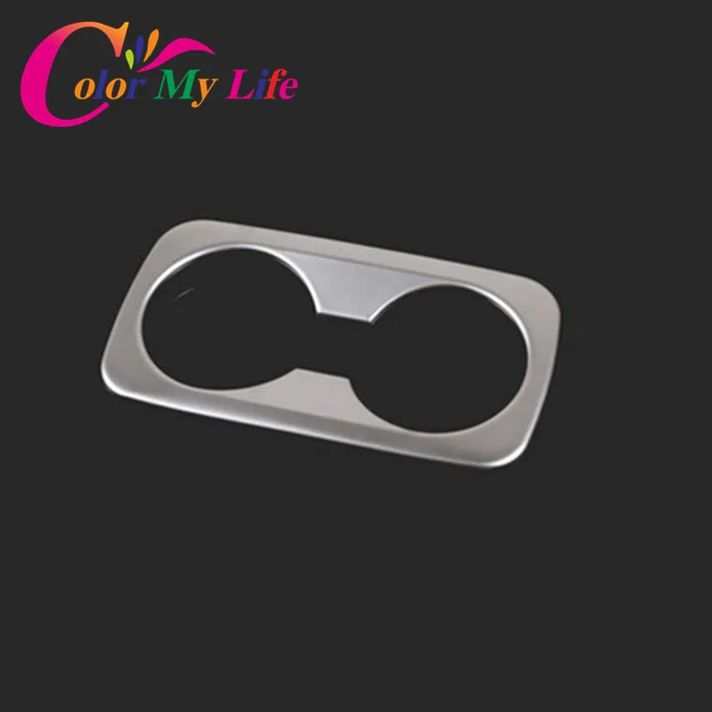 ABS Chrome Rear Seat Water Cup Sticker Holder Cover Trim For Hyundai Tucson 2014 2015 2016 Accessories | Автомобили и мотоциклы