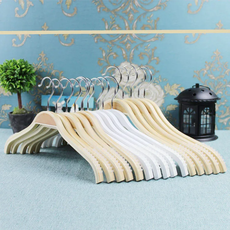 Деревянная подвеска Sainwin 10 шт./лот Нескользящие подвески для одежды деревянные