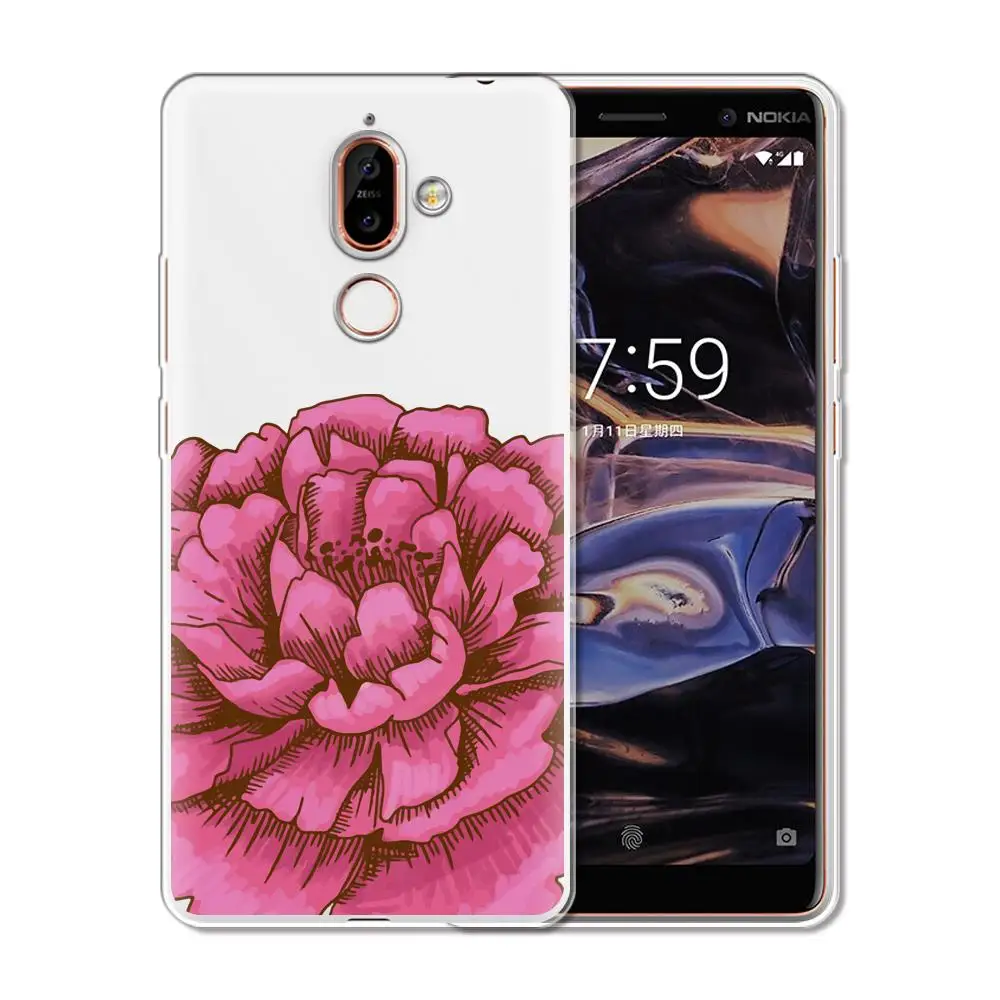Мягкий Силиконовый ТПУ чехол для телефона Nokia 1 3 5 8 6 2 7 Plus X5 X6 2018 4 2|Бамперы| |