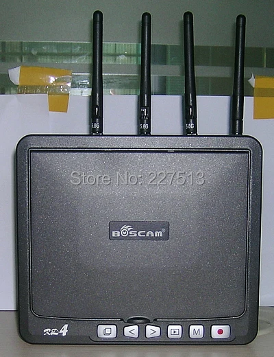 Boscam Galaxy D4 FPV 8-дюймовый ЖК/монитор/дисплей встроенный 5 8G 32CH ресивер и DVR с