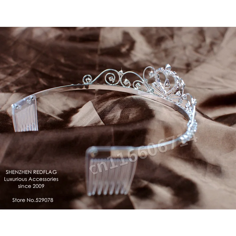 Хрустальные тиары принцессы и повязка в виде короны для девочек корона