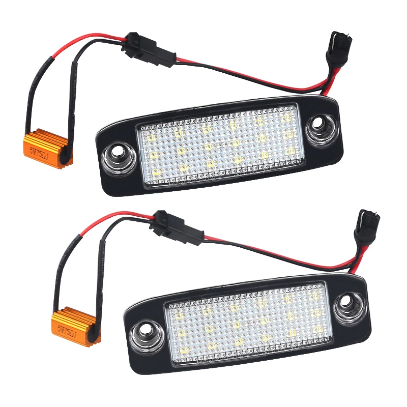 Белый 2 шт. высокое качество ошибок 18LED автомобиля Подсветка регистрационного номера для hyundai Kia Sportage дневные ходовые огни 12v Белый для Sonata 10 Sonata YF GF 10 - Испускаемый цвет: Белый