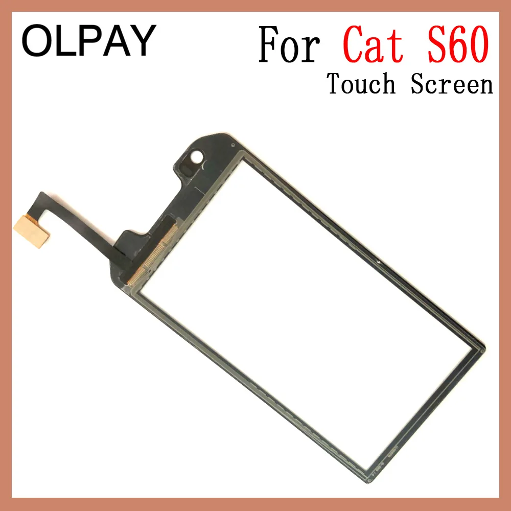 OLPAY 4,7 ''сенсорный экран дигитайзер переднее стекло замена панели высокого экрана для Cat S60 Замена клейкого датчика объектива