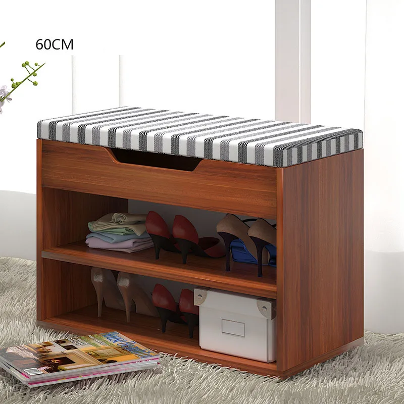 MAGIC UNION Shoe Shelves High Quality Wooden Stool Storage Organizer Accessorise Shelf Entrance Chair Home Furniture | Мебель