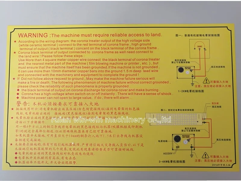 HW-2002 HW2002 AC 220V 2KW пластик PE PVC PP пленка Коронная обработка контроллер коробка для
