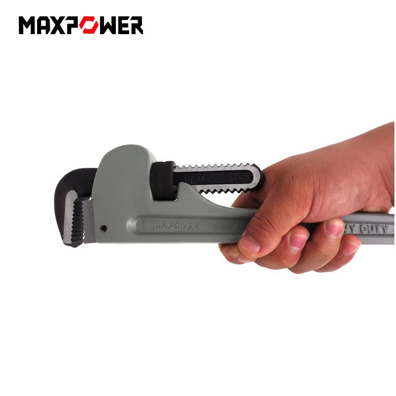 Maxpower 14 дюймов СВЕРХМОЩНЫЙ ТРУБНЫЙ КЛЮЧ алюминиевый трубный зажим сантехника