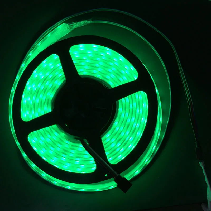 Экспресс Доставка 100 шт. 5050 Водонепроницаемый RGB 5 м 600 светодиодный двухрядные