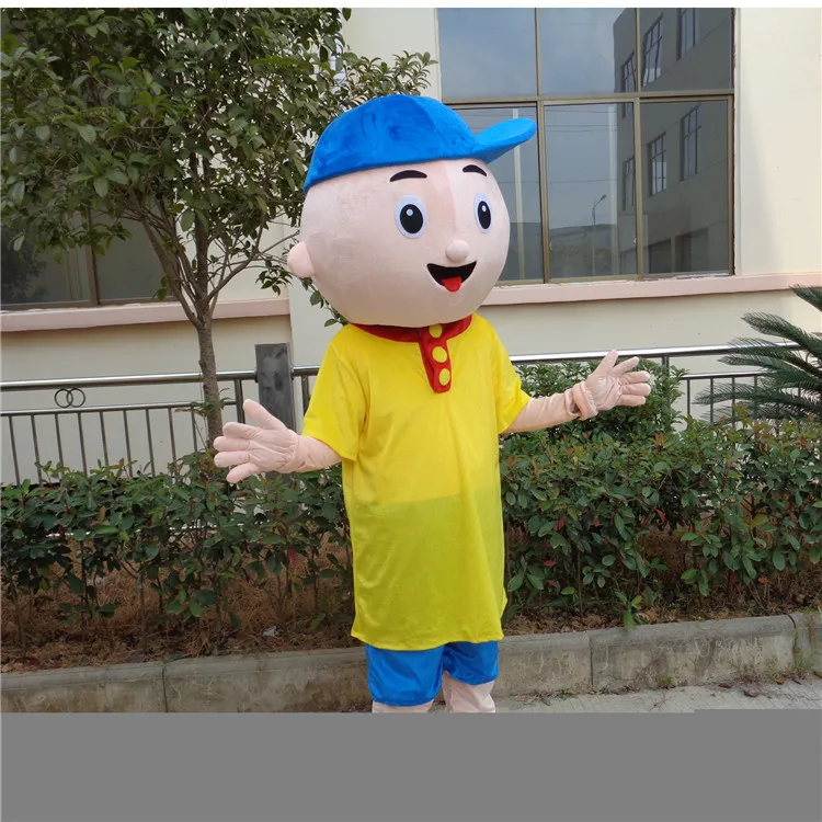 Костюм талисмана Caillou для взрослых размер костюм из мультфильма мальчиков