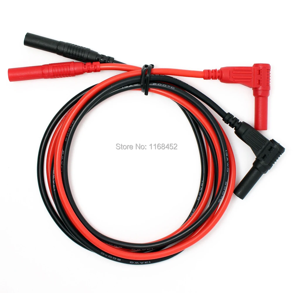 TL290 длина = 1 0 метров высокое качество 13AWG гибкие силиконовые 4 мм испытательные