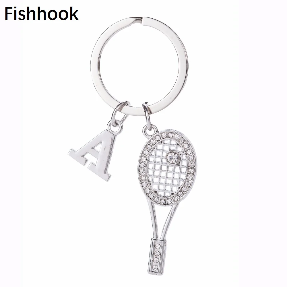 Ishhook Модные прозрачные стразы модные буквы A B подвески 26 алфавитов оригинальные