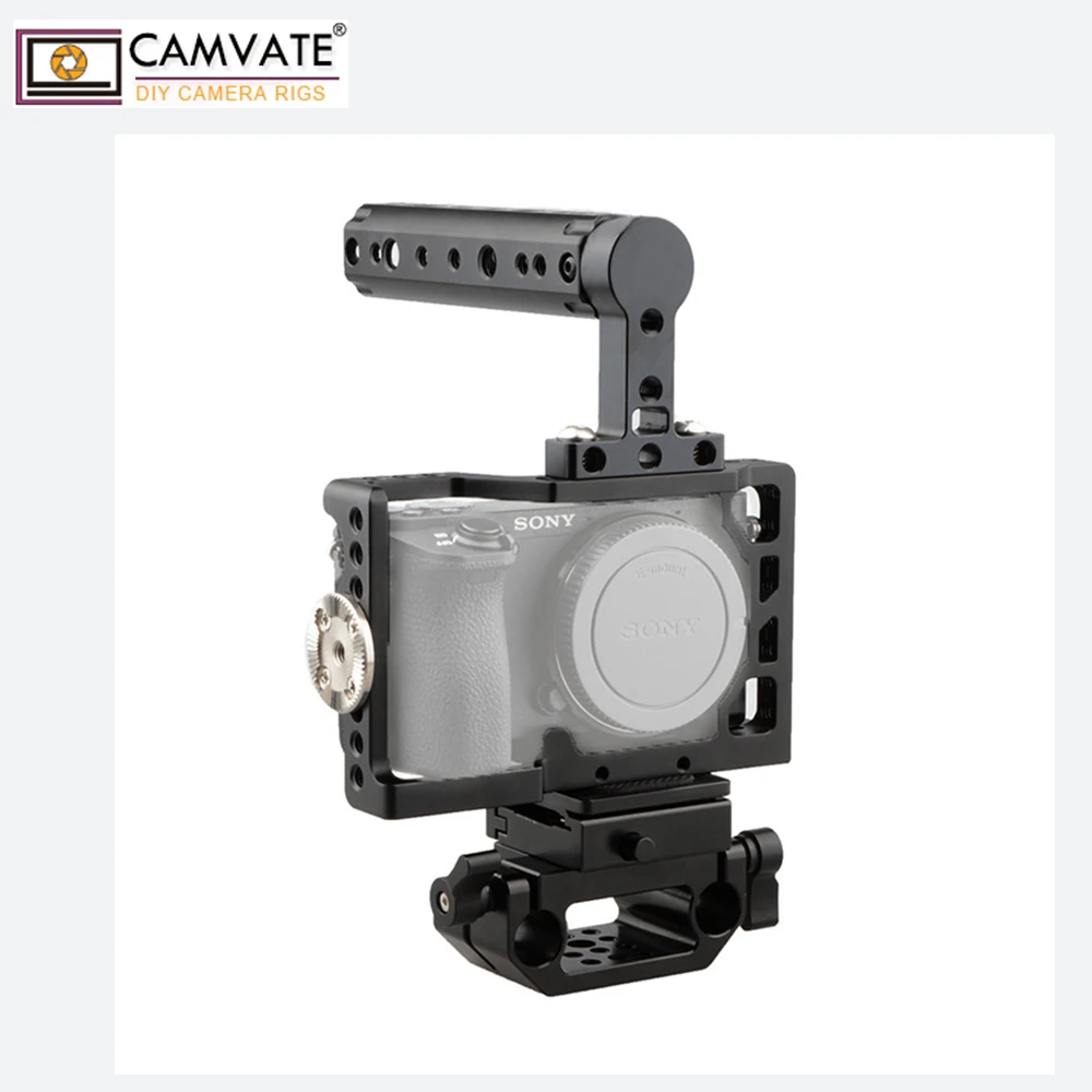 Клетка CAMVATE C frame с креплением ARRI Rosette Резьба M6 верхняя ручка для сыра опорная