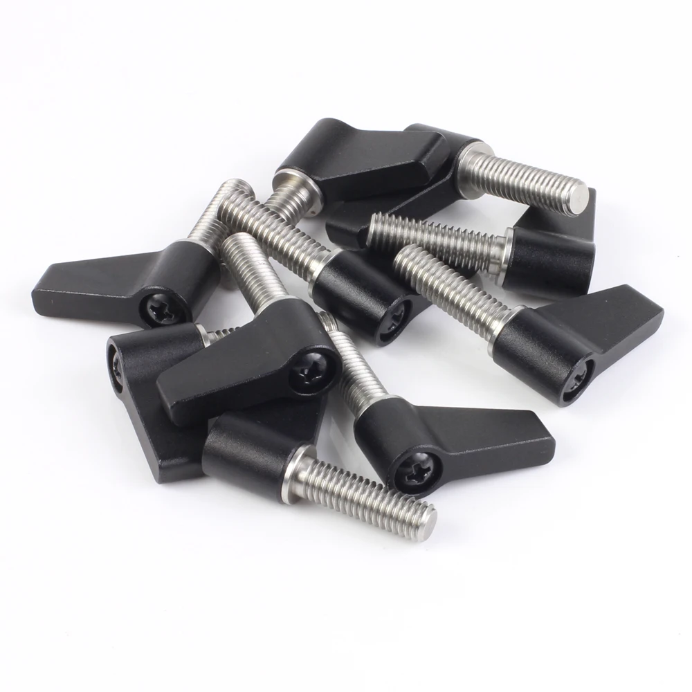 10 шт. рычаг с храповым механизмом Wingnut M6 20 мм ручка для большого пальца винт fr 15