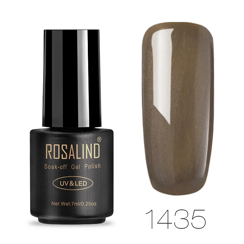 1435 ROSALIND 7 мл Гель-лак для ногтей Классическая серия 1323-1864 цвет Vernis Топ основа под лак искусство долговечный Замачивание Топ гель лак - Цвет: 1435