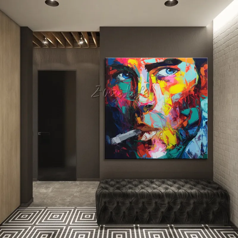 Картина маслом на холсте Нож для гостиной|painting impasto|knife paintingpalette knife painting |