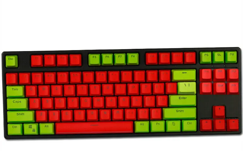 87/104 клавиш EVA красный розовый PBT подсветка Keycap OEM высота Doubleshot набор ключей для Cherry