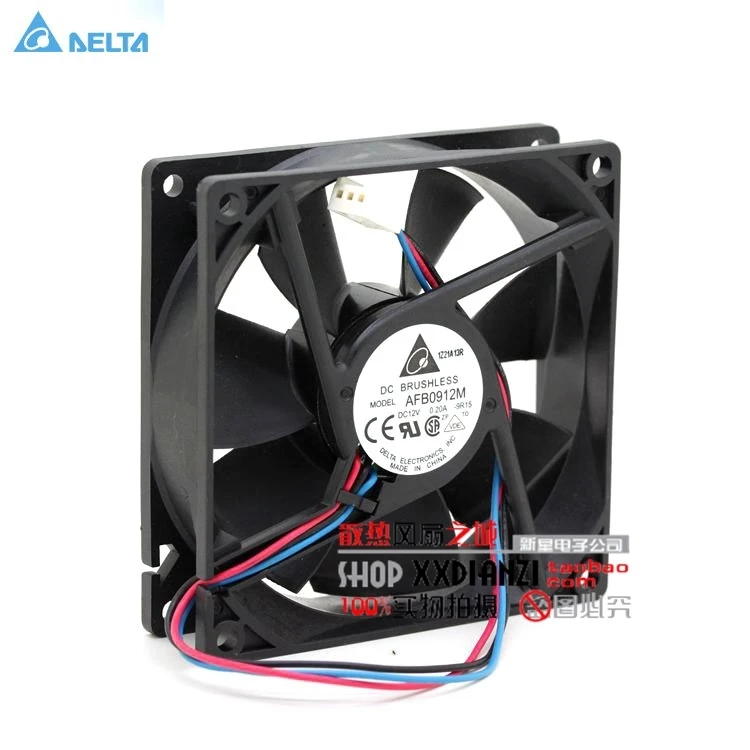 Для delta AFB0912M 9025 9 см 12В 0.20A прочный охлаждающий вентилятор шасси|cooling fan speed|fan speedcooling