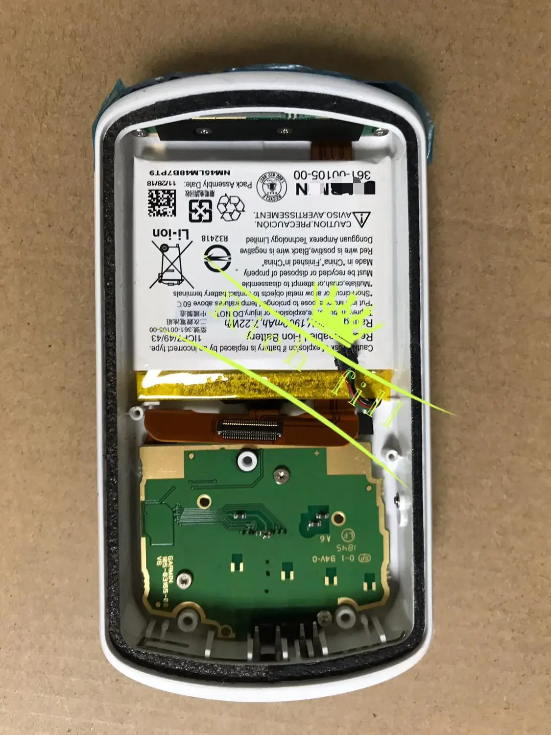 Новинка оригинальный велосипедный секундомер задняя крышка с батареей для GARMIN