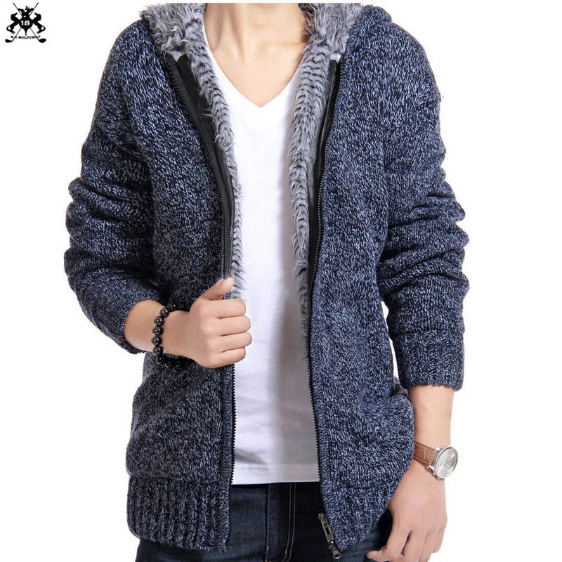 Толстовка с капюшоном мужская теплая длинным рукавом на молнии|Мужские