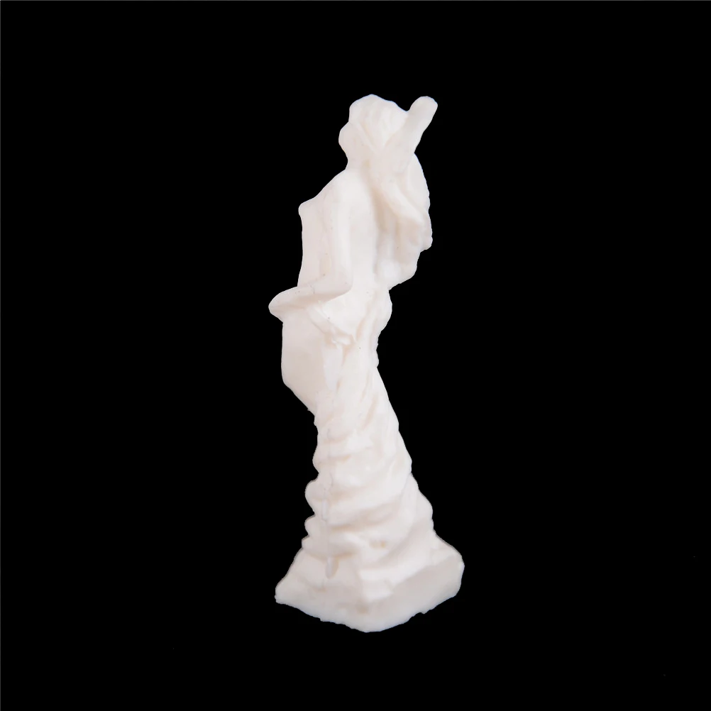 1:12 Mini Vintage Resin Goddess Angels Statue Sculpture White Doll Home Decoration Ornaments Accessories | Игрушки и хобби