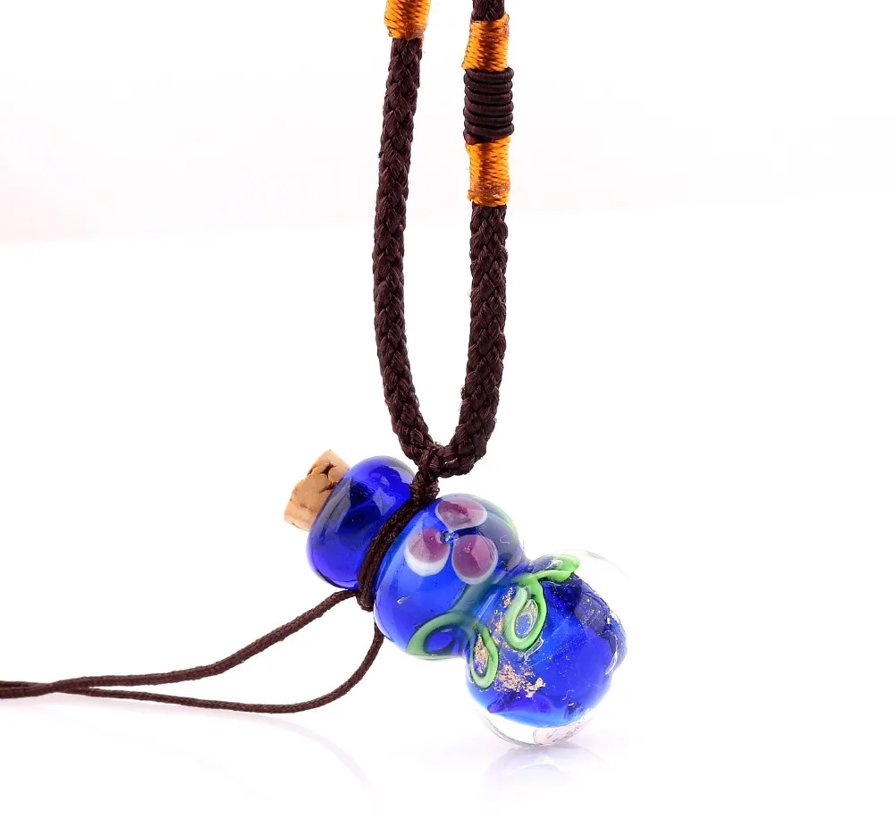 Модное платье с цветочным узором кулон ожерелье Красочный Бусины из стекла