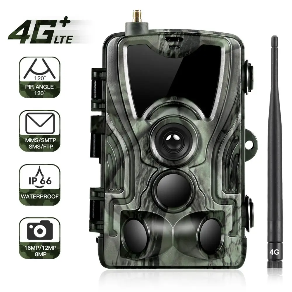 Suntekcam охотничья камера 4G инфракрасная 16 МП MMS/SMTP фотоловушка 0 3 с триггером время