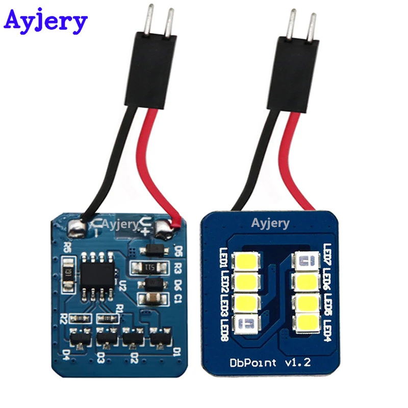 Панельные светодиодные лампы AYJERY 6 шт. s T10 2835 8 Smd для автомобисветильник фар