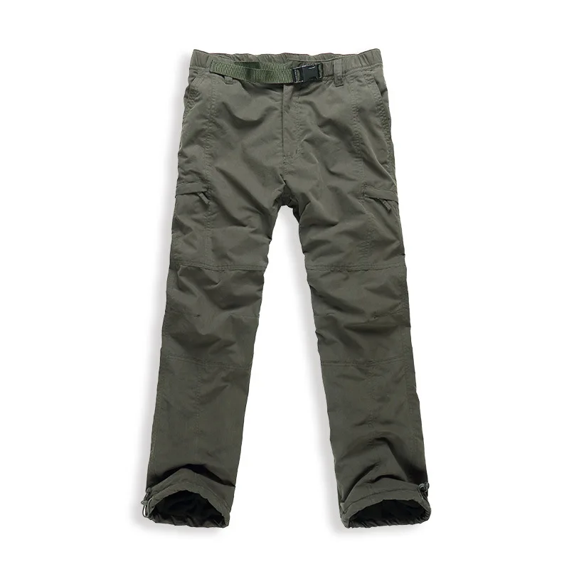 XK121 Army green Зимние двухслойные Толстые Мужские Брюки Карго повседневные Теплые Мешковатые хлопковые брюки для мужчин военные камуфляжные тактические брюки M-3XL - Цвет: XK121 Army green