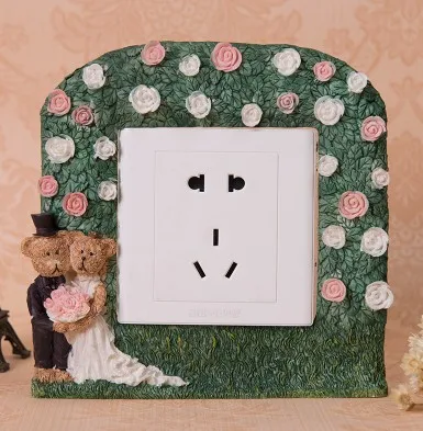 Европейская идиллическая смоляная рамка переключателя без настенный