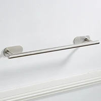 new wall mounted stainless steel towel rack in bathroom towel bars hotel home clothes towel holder storage rail shelf punch free