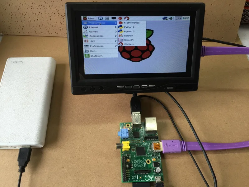 Новый 7 дюймовый 1024x600 ЖК монитор Raspberry Pi 3 с HDMI VGA AV экраном для Pcduino Banana Car|monitor with
