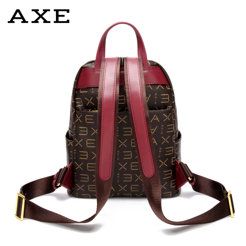 AXEAIXE женский рюкзак PU кожаный рюкзак модные рюкзаки женские повседневные большие вместительные винтажные сумки на плечо