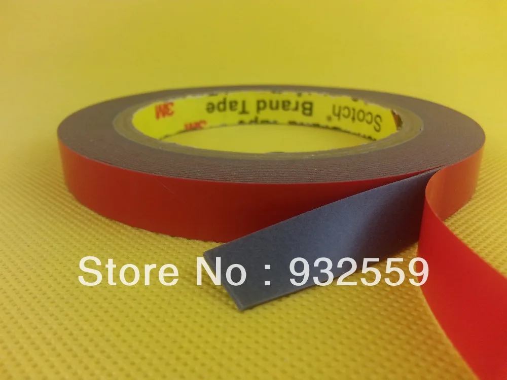 

20mmX5M 3M Automotive Acrylic Foam Tape GT6008 grey 0.8mm thick free shipping