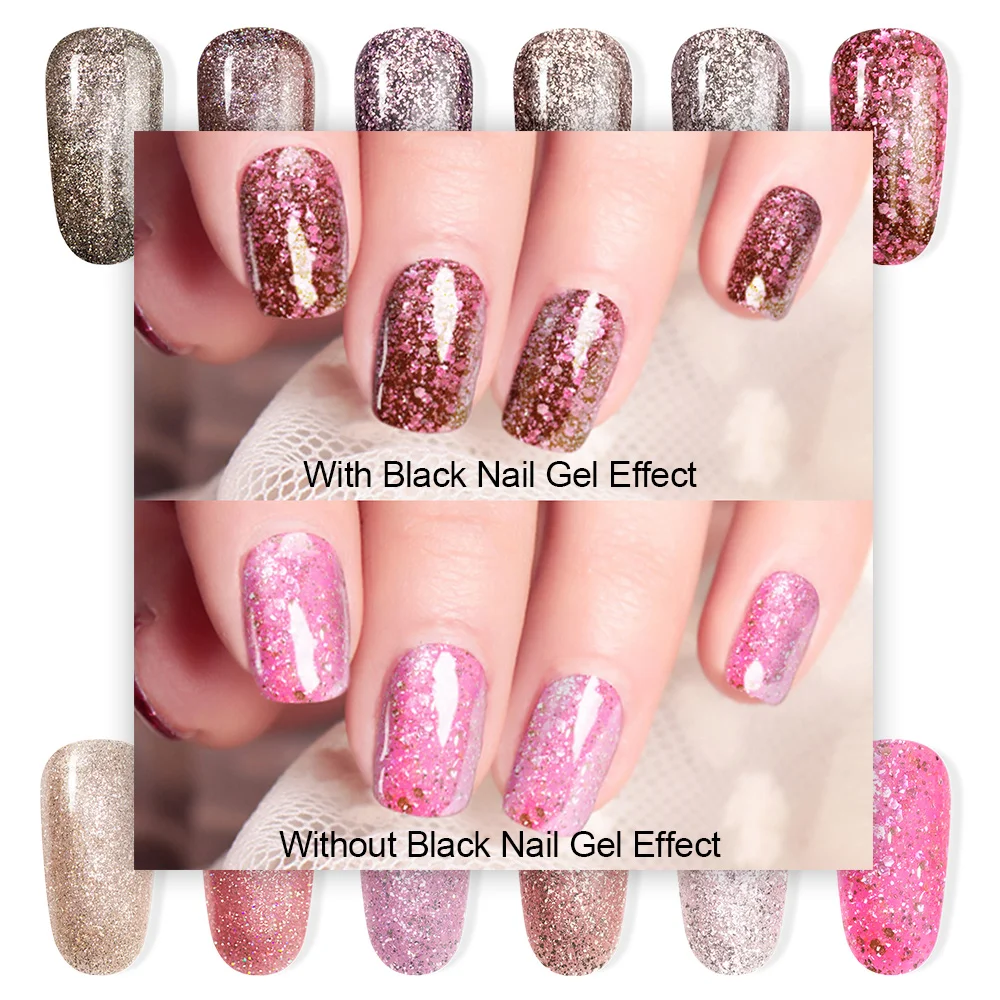 Modelones розовое золото УФ гель для ногтей Хамелеон Блестящий лак Полупостоянный Led