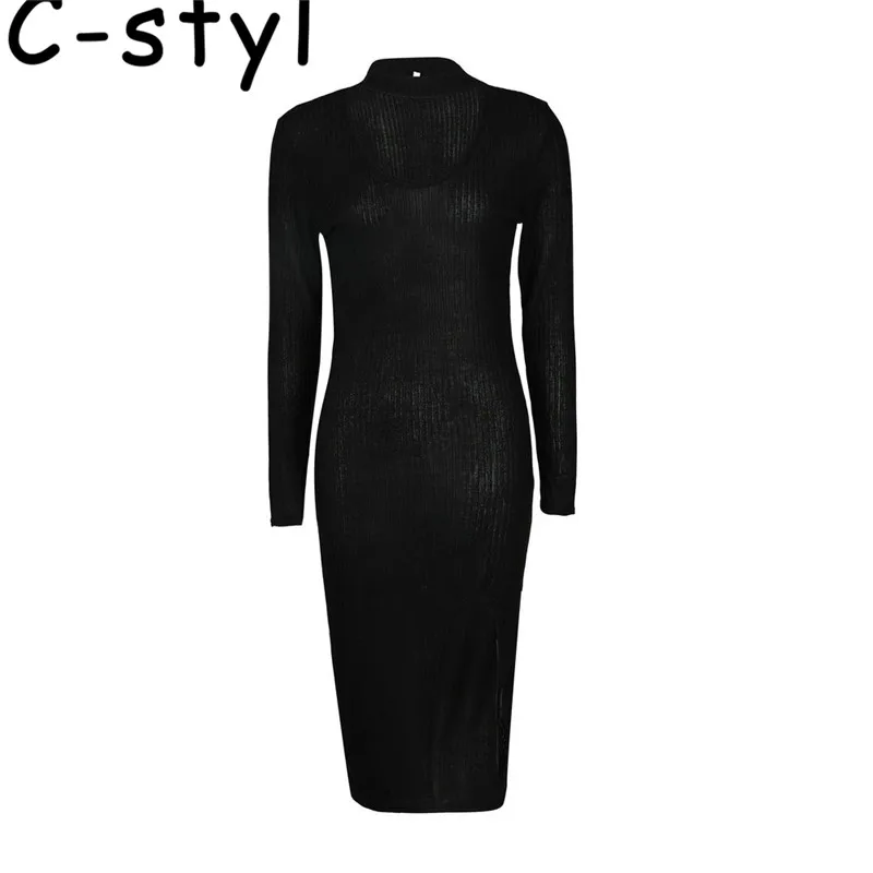 Elegant Gray Sleeveless Knitted Casual Dress Women Evening Party Bodycon Girls Ladies Autumn Long Sexy Pencil Vestidos |