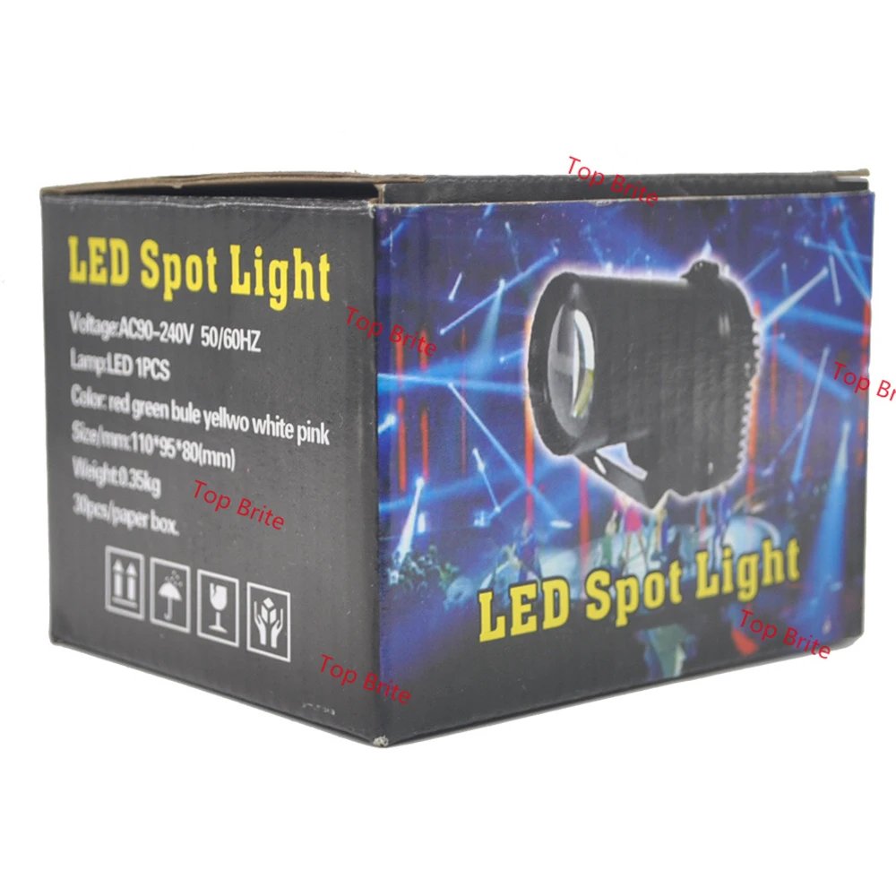 4 ./ 5  Cree LED Pinspot Light  LED Moving Head Beam Light  DJ Disco Party   90-240