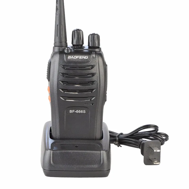 100% Baofeng BF-666s Walkie Talkie 16CH Practical Two Way Radio UHF 400-470MHZ Portable Ham Radio 5W Flashlight Woki Toki
