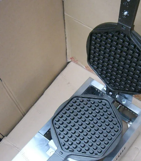 Бесплатная доставка LPG газ регулярные шестиугольник яйцо вафельница формы|maker