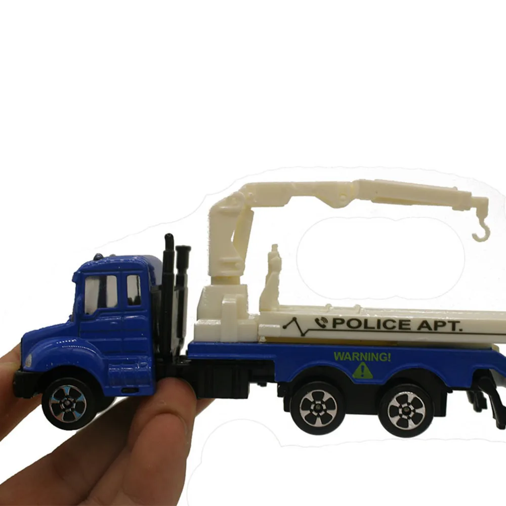 ZT 1: 64 мини игрушки Автомобили Модель Пластик трейлер автокраны инженерной модели